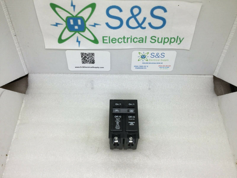 Connecticut Electric Type TB UBI-TB230C 2 Pole 30a 120/240v Circuit Breaker