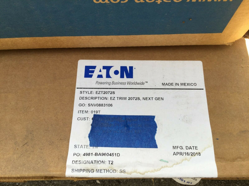 Eaton Cutler-Hammer Prl1a P1a400lt42ah01 400 Amp 208/120v Panel,Cover & Can Pack