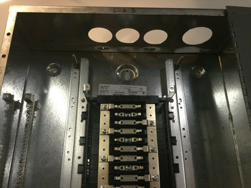 Square D MHC50SH 225 Amp Panel & Cover NQOB Series E2 42 Space Main Breaker 240/120