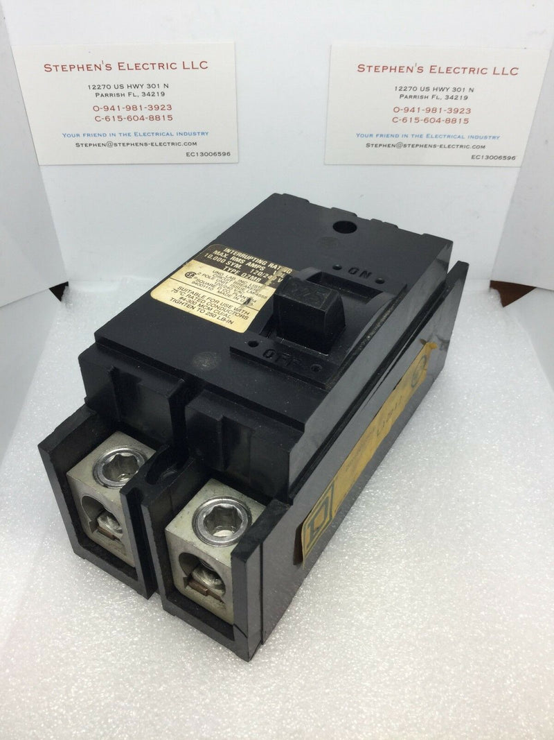 Square D Q2M2225MB 2 Pole 225 Amp 120/240v Q2M-2225-MB