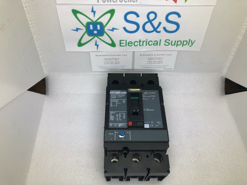 Square D Jjp36250 Jj 250 Amp Powerpact Circuit Breaker 3p 600v Jj250 250a Hacr