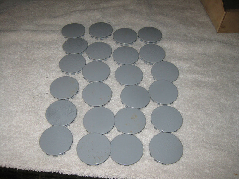 (Lot Of 24) Gray Knock Out Plugs