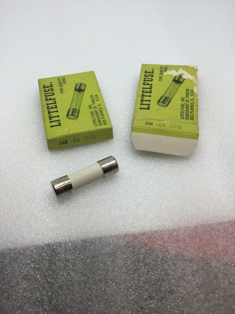 10 Pcs Of Littlefuse 5ab 1a (514), New