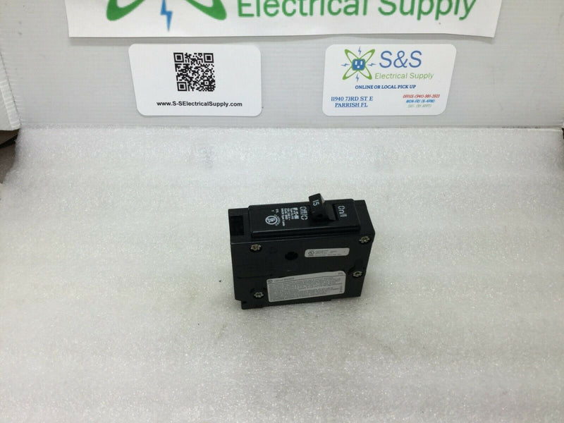 Eaton Cutler Hammer CL115 15 Amp Single Pole 120/240v SWD Circuit Breaker