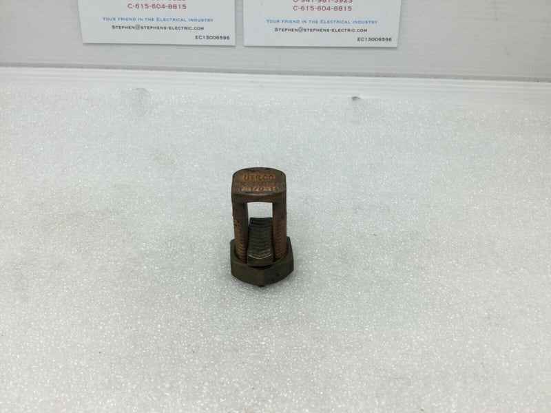 Utilsco R-1/0-2 Db Copper Split Bolt Connector T-1/0-14