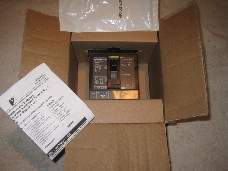 Square D Circuit Breaker Jgl36200 Ly 200a 600v 3 Pole New In Box!!! Jgl36200ly