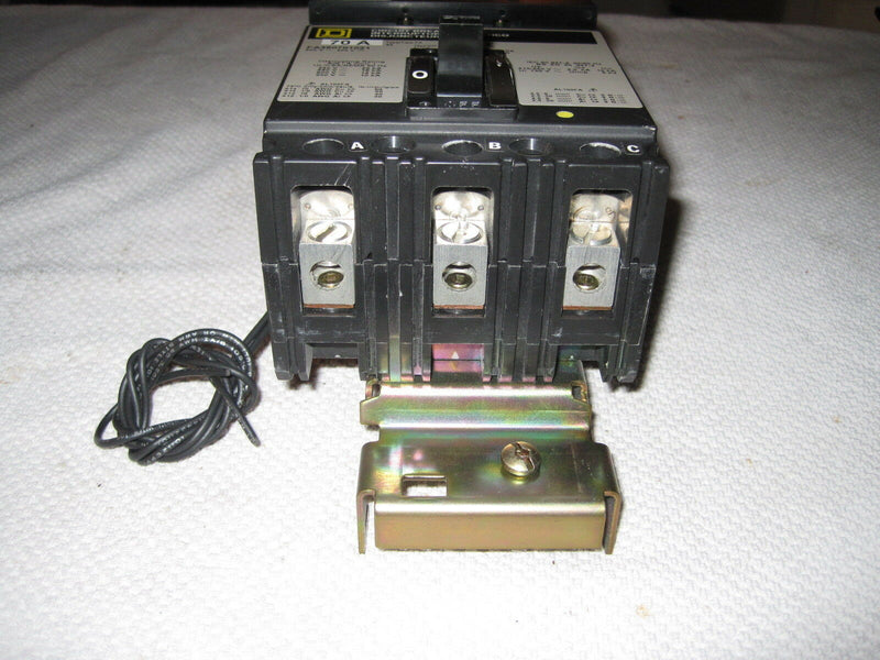 Square D FA360701021 3 Pole 70 Amp Circuit Breaker FA36070 1021 Shunt Trip