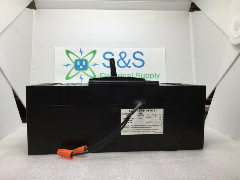 General Electric Tfj236225 3p 225a 600v Circuit Breaker With Shunt Trip