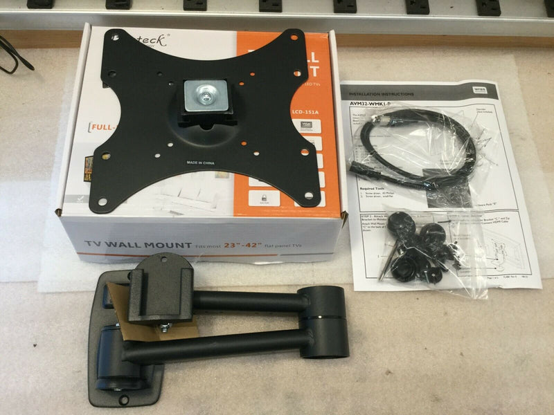 Brateck Bracket  44 Lb Full Motion Tv Mount For 23" - 42"