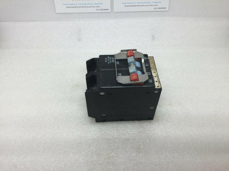 Bryant Bq 220-250 120/240v Quad Circuit Breaker 2 Pole 20 Amp & 2 Pole 50 Amp