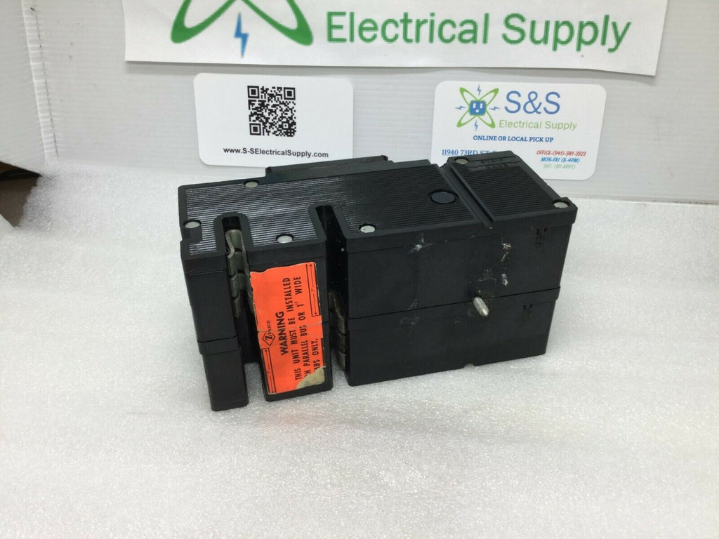 Zinsco, GTE Sylvania, Thomas & Betts, Challenger QFP2200 200 Amp 2 Pole  Main Circuit Breaker