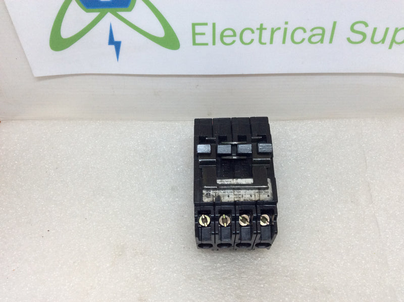 Siemens Q22020CT/CT2 20/20 Amp 120/240v 4 Pole 10k Type QT Circuit Breaker