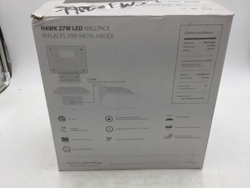 Endurance WAC Lighting WP-LED227-30-aGH Hawk 27W LED Wallpack