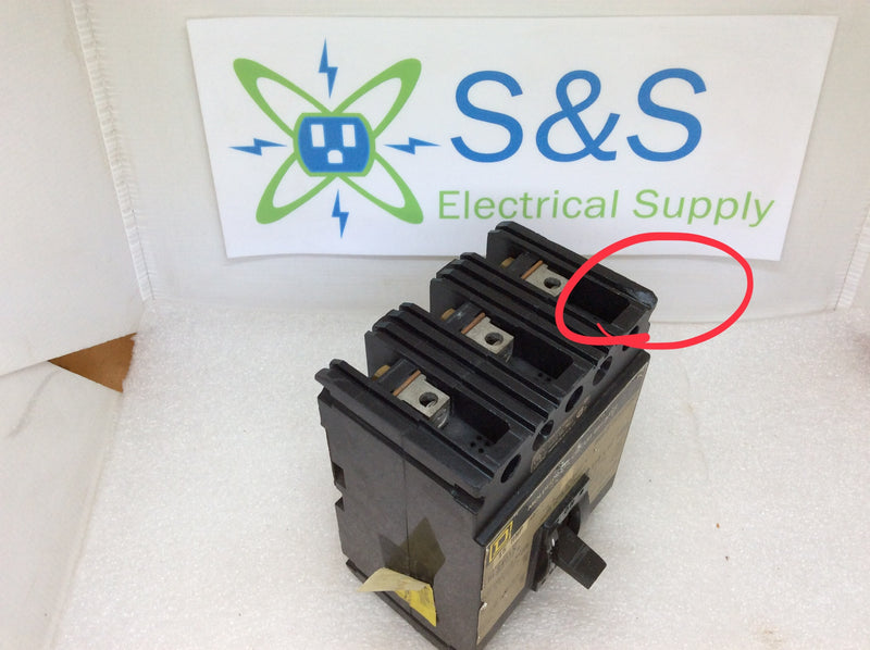 Square D FAL34015 15 Amp 3 Pole 480Vac 250VDC Circuit Breaker