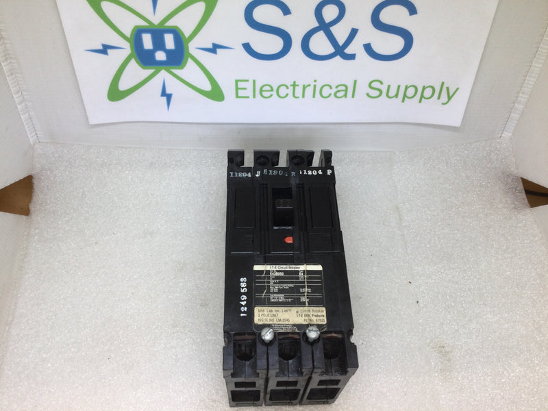 ITE E43B050 3 Pole 50 Amp 240/480V Type E4 Circuit Breaker