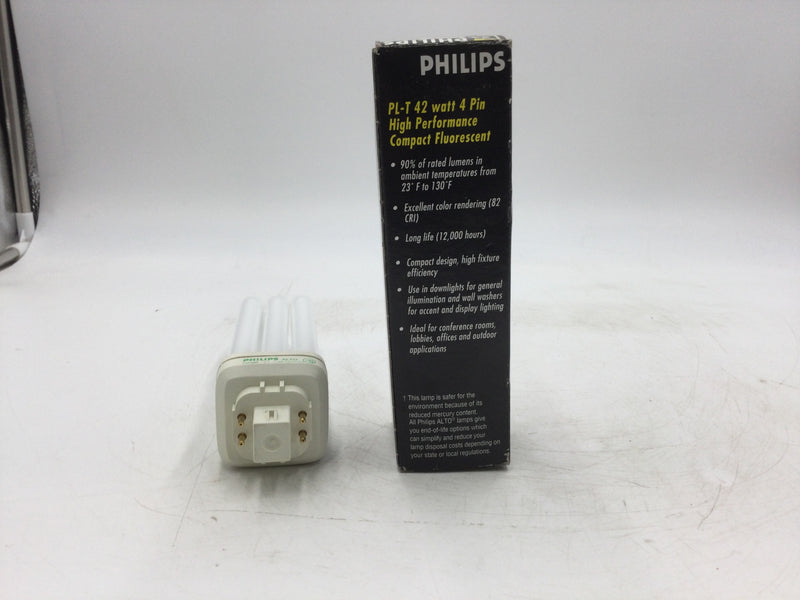 Philips PL-T 42W/35/4P Alto Compact Fluorescent 4-Pin PL-T35 42W Lamp