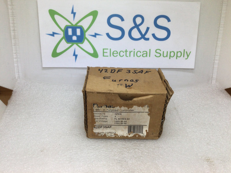 Siemens/Furnas 42DF35AF 3 Pole 50 Amp 600VAC 25Hp Max Definite Purpose Controller