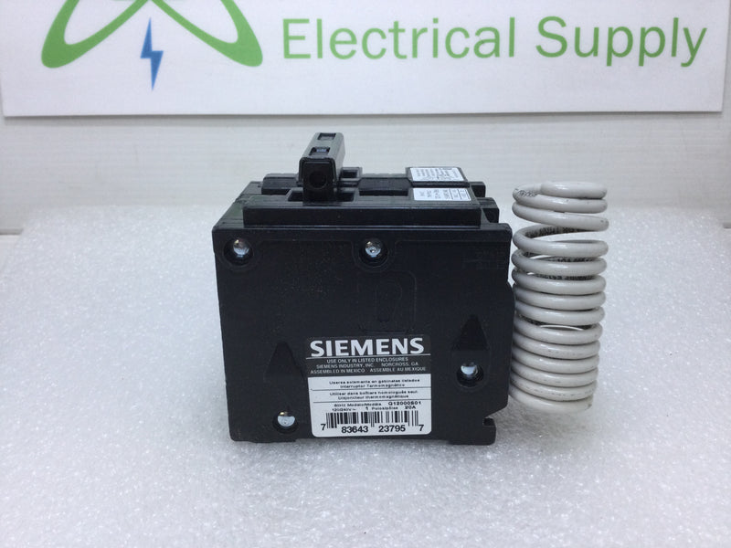 Siemens Q12000S01 120-Volt type MP-T 20-Amp Circuit Breaker with 120-Volt Shunt