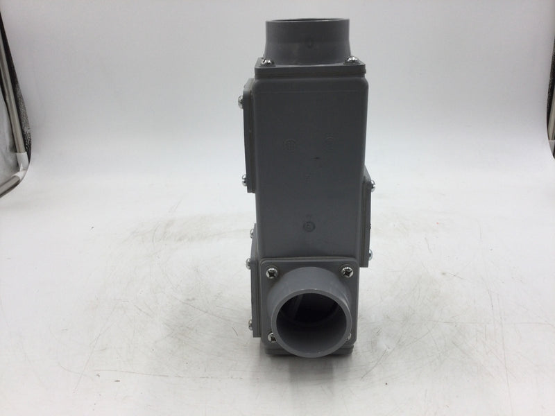 Arlington 933NM 1-1/4" Universal Conduit Body, Non-Metallic with Cover & Gasket