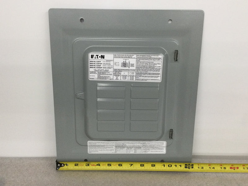 Eaton Cutler Hammer BR816L125FP (12 1/4" x 14 1/8") 125 Amp 8 Space 16 Circuit Flush Style Door/Dead Front Combination