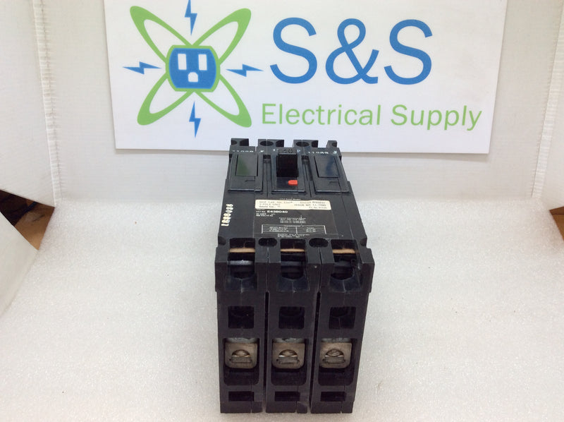 Siemens-Allis/ITE E43B040 3 Pole 40A 480VAC Type E43B Circuit Breaker (New)