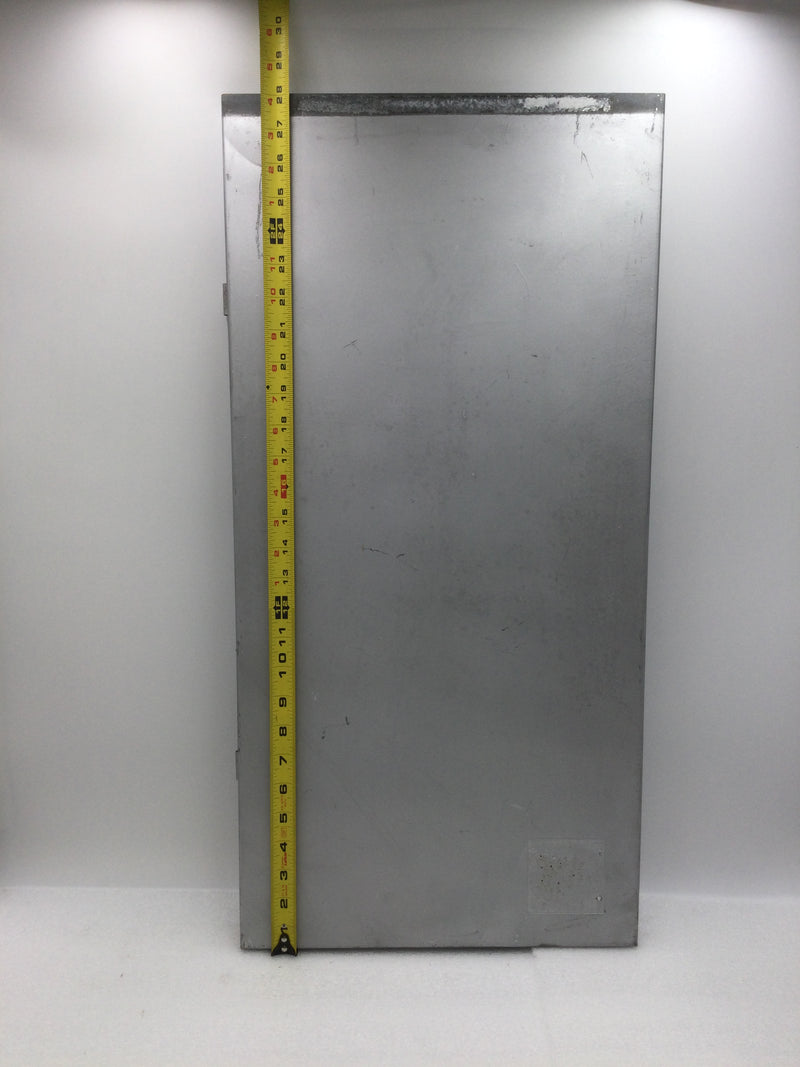 Cutler Hammer Hinged Panel Cover/Door Nema 3R Enclosure 120/240v 28" x 13 10/16"