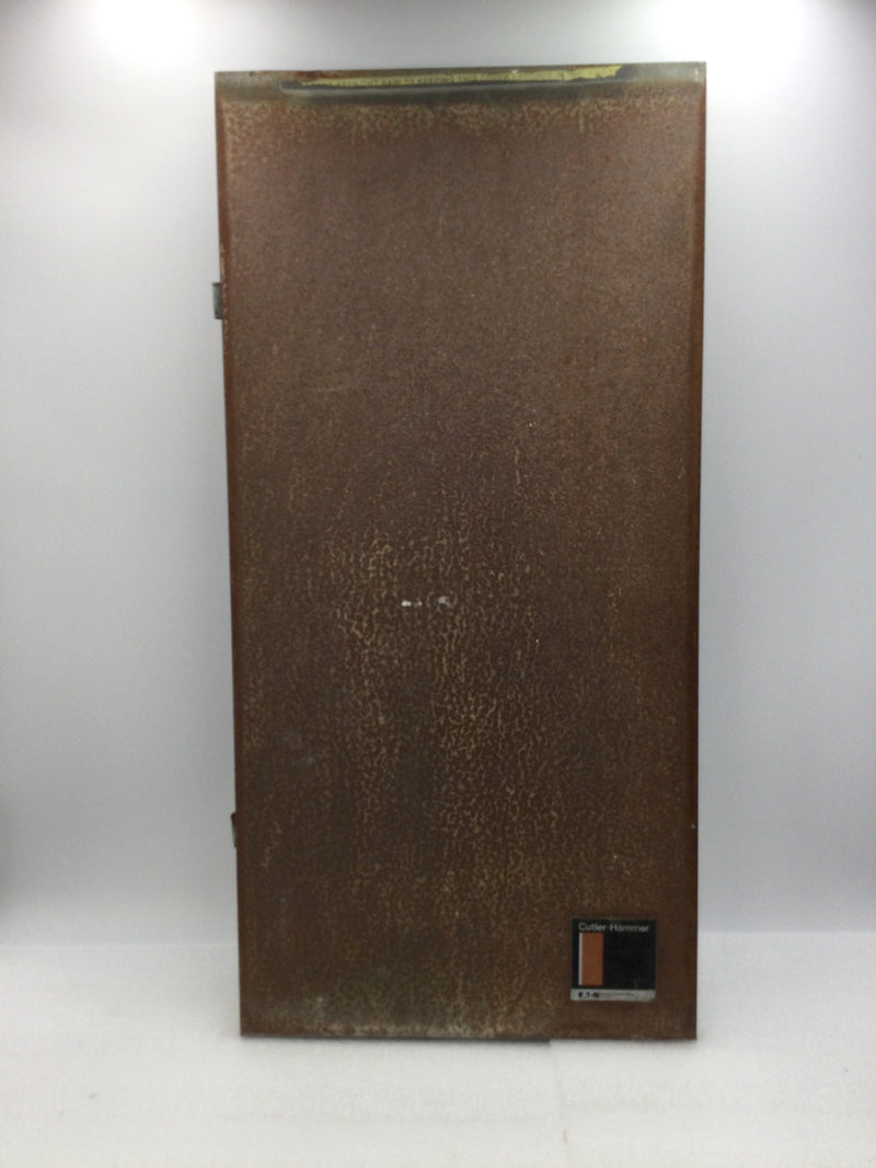 Cutler Hammer Hinged Panel Cover/Door Nema 3R Enclosure 120/240v 28" x 13 10/16"