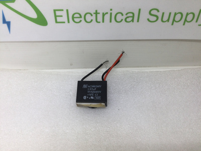 1.5/3uf Ac300/260v, Tv525/455v Capacitor