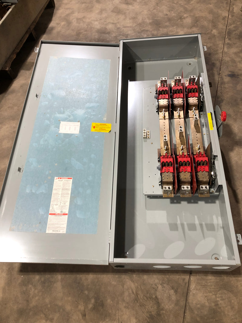 Square D Dtu326r 600 Amp 240v Manual Transfer Switch Disconnect 3r