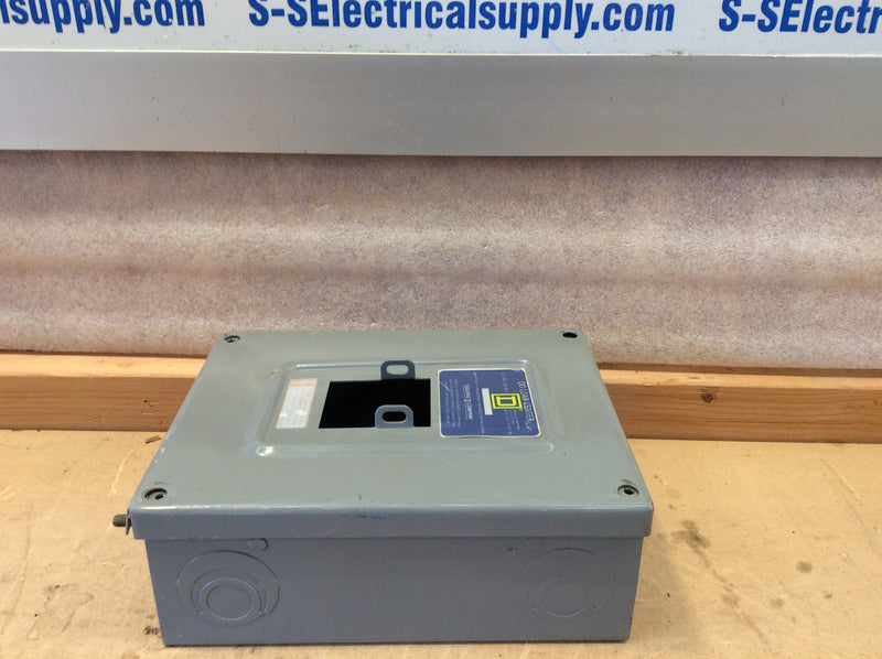 Square D QO403 Series L5 60 Amp 120/240VAC QOB-403 Circuit Breaker Enclosure