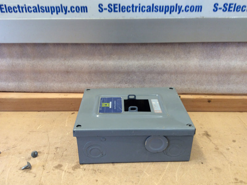 Square D QO403 Series L5 60 Amp 120/240VAC QOB-403 Circuit Breaker Enclosure