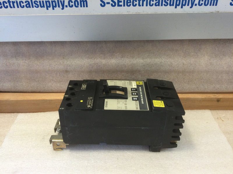 Square D KCB34125 3 Pole 125 Amp 240/480VAC Series 2 Type KCB I-Line Circuit Breaker With Adjustable Trip