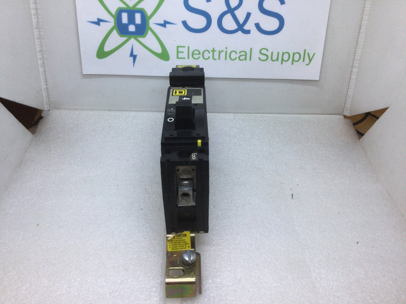 Square D FHB16020 A/B/C Single Pole 20 Amp 277VAC Type FHB I-Line Circuit Breaker