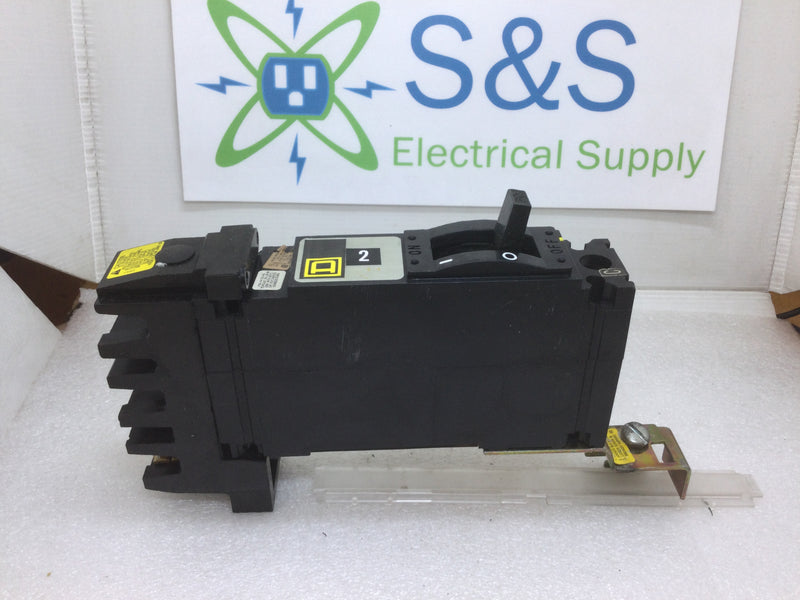 Square D FHB16020 A/B/C Single Pole 20 Amp 277VAC Type FHB I-Line Circuit Breaker