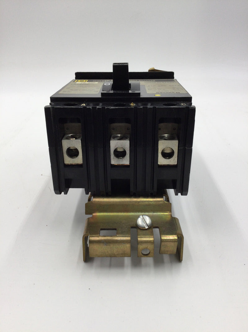 Square D FA34070 3 Pole 70 Amp 480VAC/240VDC I-Line Type FA Circuit Breaker