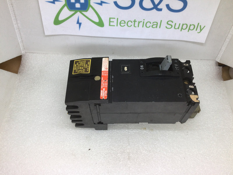 Square D FA26100BC 100 Amp 2 Poles 600v I-Line Molded Case Circuit Breaker