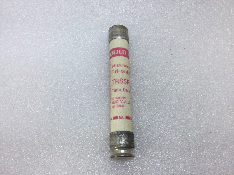 Gould/Shawmut TRS5R 600V or less 5 Amp Time Delay Fuse