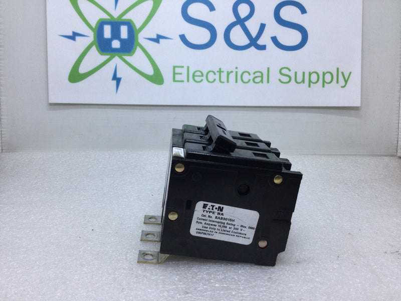 Eaton/Cutler-Hammer BAB3015H 3-Pole 15 Amp 240V Circuit Breaker