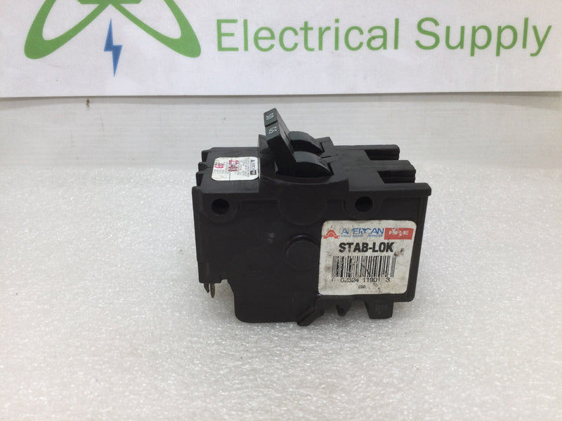 American Brand FPE NA250 2 Pole 50 Amp Circuit Breaker Thick