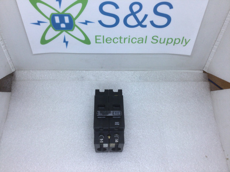 Square D EHB24080 2 Pole 80A 480Y/277VAC Type EHB Bolt On Circuit Breaker