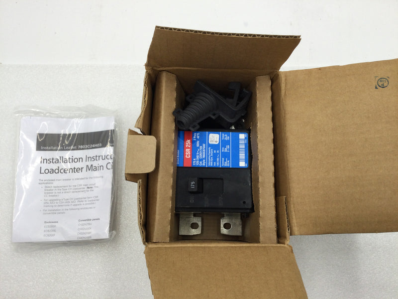 Eaton Cutler Hammer CSR2175N 175 Amp 2 Pole 120/240V Circuit Breaker