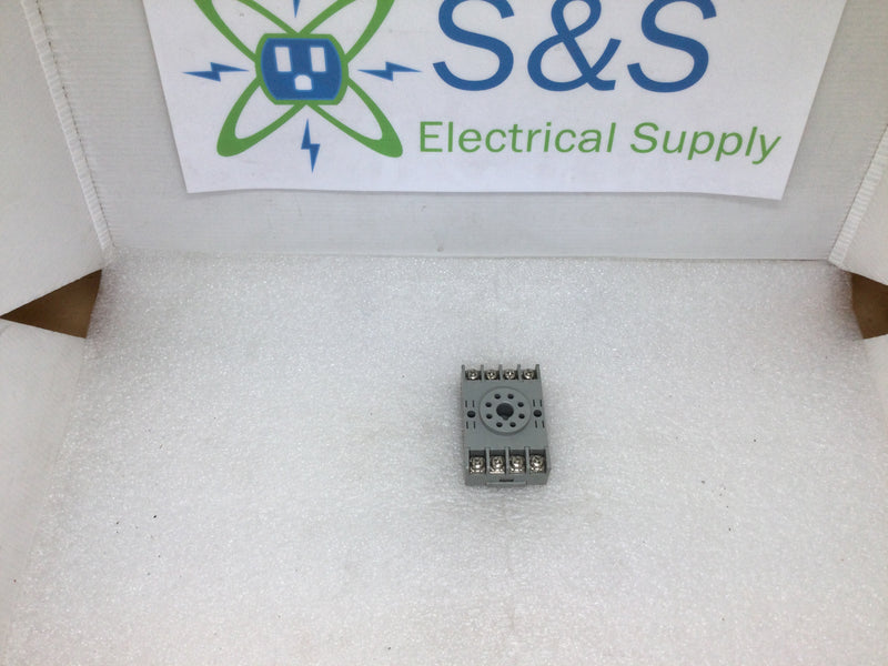 Dayton 5X852E 10A 300VAC 8 Pole Relay Socket