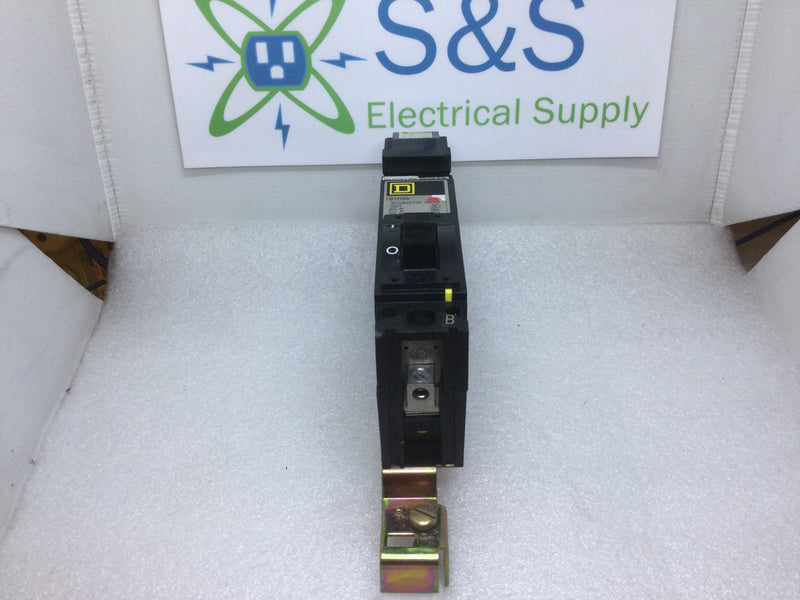 Square D FA14020B Single Pole 20A 277VAC Type FA Phase B I-Line Circuit Breaker