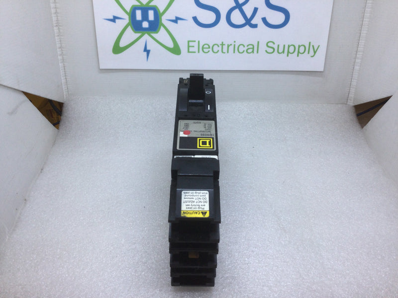 Square D FA14020B Single Pole 20A 277VAC Type FA Phase B I-Line Circuit Breaker