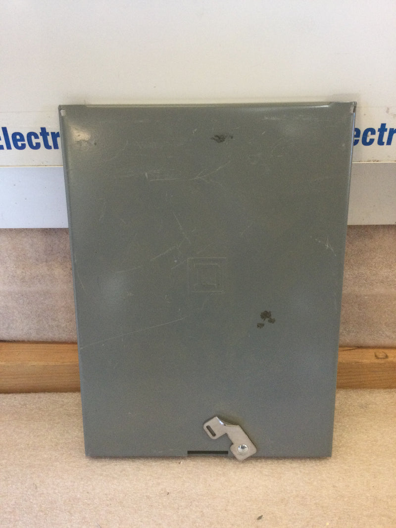 Square D Homeline HOM612L100RB 100 Amp 120/240V Type HOM Load Center Cover Only 12 1/2" x 9 1/8"