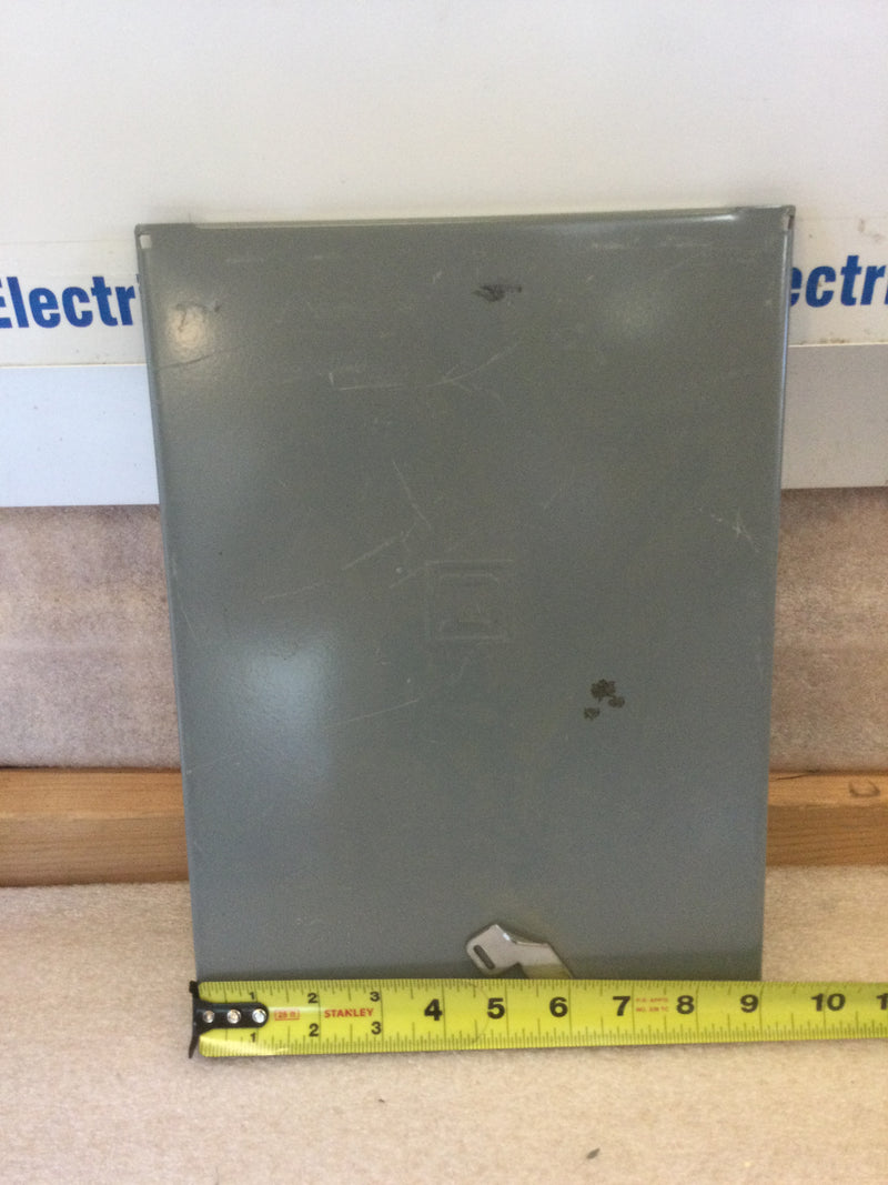 Square D Homeline HOM612L100RB 100 Amp 120/240V Type HOM Load Center Cover Only 12 1/2" x 9 1/8"