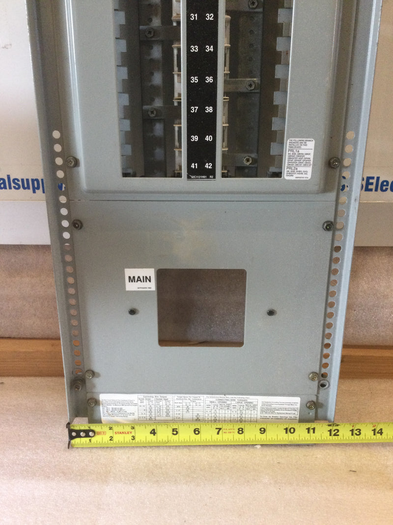 Cutler Hammer PRL1A Pow-R-Line C 225 Amps 208Y/120VAC 42 Circuit Panel Board Interior