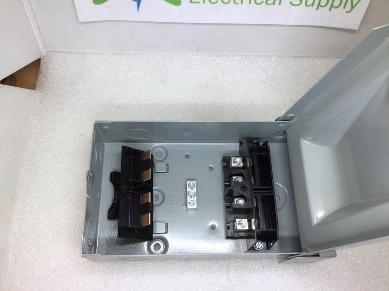 Eaton/Cutler-Hammer DPU222R 60A 120/240VAC Non-Fused Single Phase Quick Pull Disconnect