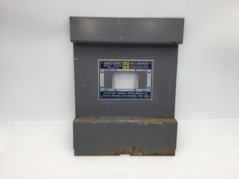 Square D R0333216 100 Amp 120/240V Series 1 Dead Front 11 7/8" x 9 1/8" RO333216