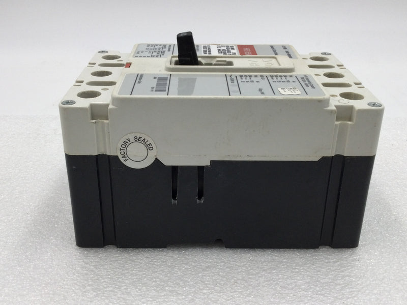 Eaton Cutler Hammer HFD3100BP10 100 Amp 3 Pole 600Vac 250VDC HFD 65K Circuit Breaker